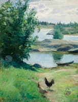 Rooster and Chicken