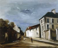 Village Street Scene, France