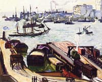 East River, New York: Manhattan from Brooklyn