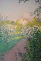 Flowering fruit trees at Berga