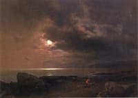 A Bonfire in the Moonlight