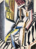Figure on a Stairway