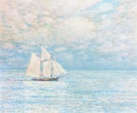 Sailing on Calm Seas, Gloucester Harbor