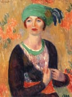 Girl in Green Turban