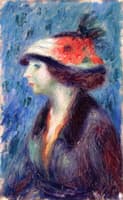 Girl with Flowered Hat
