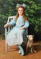 Girl with Dog