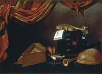 Still Life with Musical Instruments