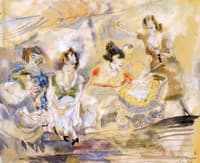 Woman with Baby Carriage