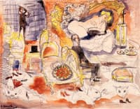 Count Muffat Discovers Nana with the Marquis de Chouard