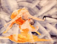 Two Women Acrobats