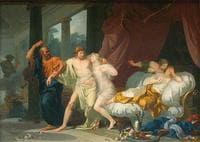 Socrates Tears Alcibiades from the Embrace of Sensual Pleasure