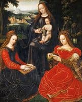 Madonna and Child with Saint Catharine and Saint Barbara