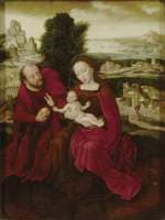 The Holy Family in a Landscape