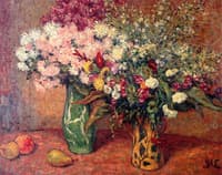 Two Vases of Flowers