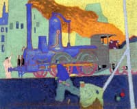 Small Blue Locomotive