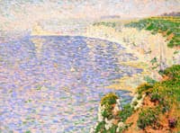 View of the Cliffs at Etretat