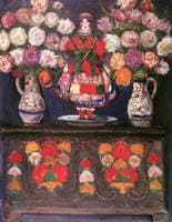 Chest with Tulips
