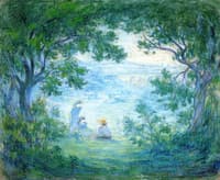 Three Girls in a Landscape