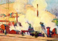 Industrial Scene, Pottsville, Pennsylvania