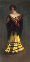 The Spanish Shawl: Portrait of Jeanne Frankenberg