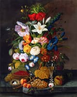 Abundant Bouquet with Pomegranate