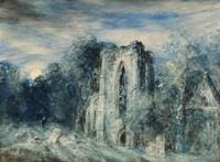 Netley Abbey by Moonlight