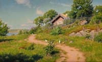 House with Lilacs
