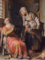 Tobit and Anna with the Kid Goat