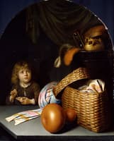 Still Life with a Boy Blowing Soap-bubbles