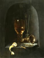 Still Life With A Roemer, a Fluted Wine-Glass, etc.