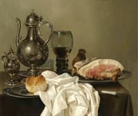 A Still Life With a Silver Tazza, a Silver Pot, etc.
