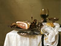 A Still Life with a Roemer, a Silver Tazza, a Fluted Wine-Glass, etc.