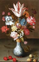 Still Life of a 'Semper Augustus' Tulip, etc.