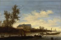 A View of Alkmaar with the Sint Laurenskerk from the North