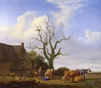 A Farm with a Dead Tree