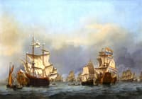 The surrender of the Royal Prince during the Four Days' Battle
