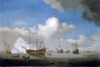 The Captured HMS Royal Prince brought into Dutch waters