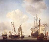 Warships at Amsterdam