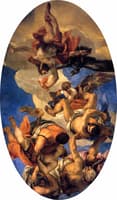 Palazzo Ducale (Consiglio dei Dieci) - Jupiter Hurling Thunderbolts at the Vices