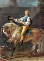 Equestrian portrait of Stanisław Kostka Potocki