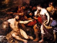 Archimedes with Allegorical Figures, War and Peace