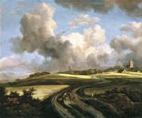 Road through Fields of Corn near the Zuider Zee
