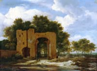 A Ruined Castle Gateway, Possibly The Archway of Huis ter Kleef
