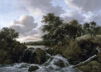 Landscape with a Waterfall