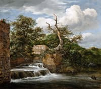 Landscape with a mill-Run and Ruins