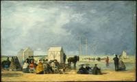 Bathing Time at Deauville