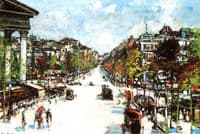 The Madeline and Rue Royal, Paris