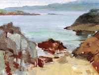 Coast of Mull and Eilean near Barra from Iona