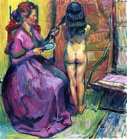 Child at the Morning Toilette
