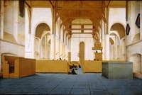 Interior of the Sint-Odulphus Church in Assendelft
